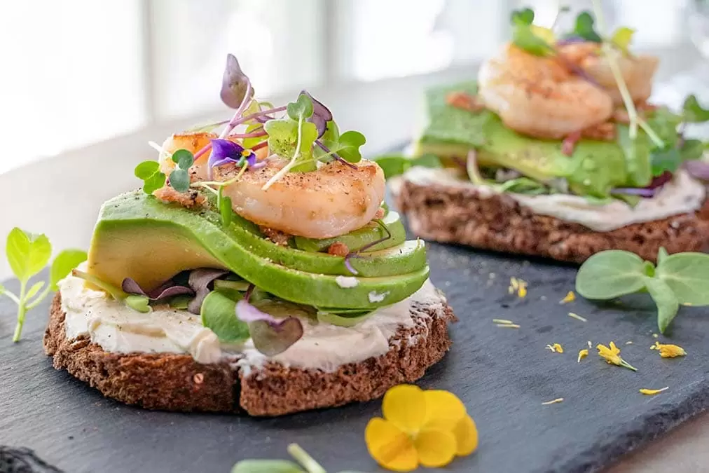 Avocado Prawn Toast