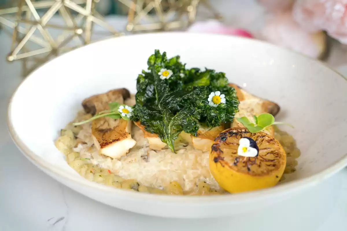 King Oyster Mushroom Risotto