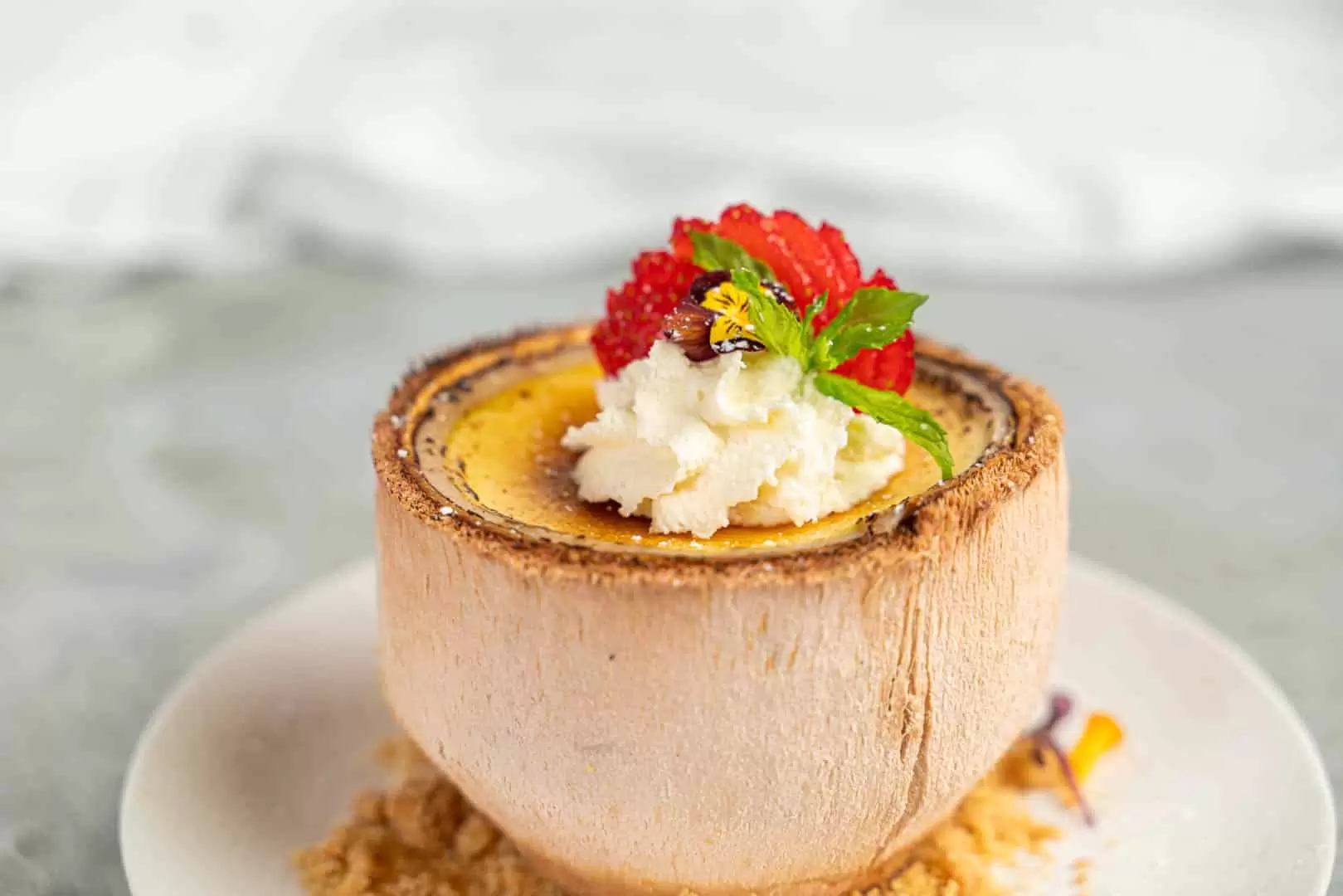 Coconut Crème Brûlée