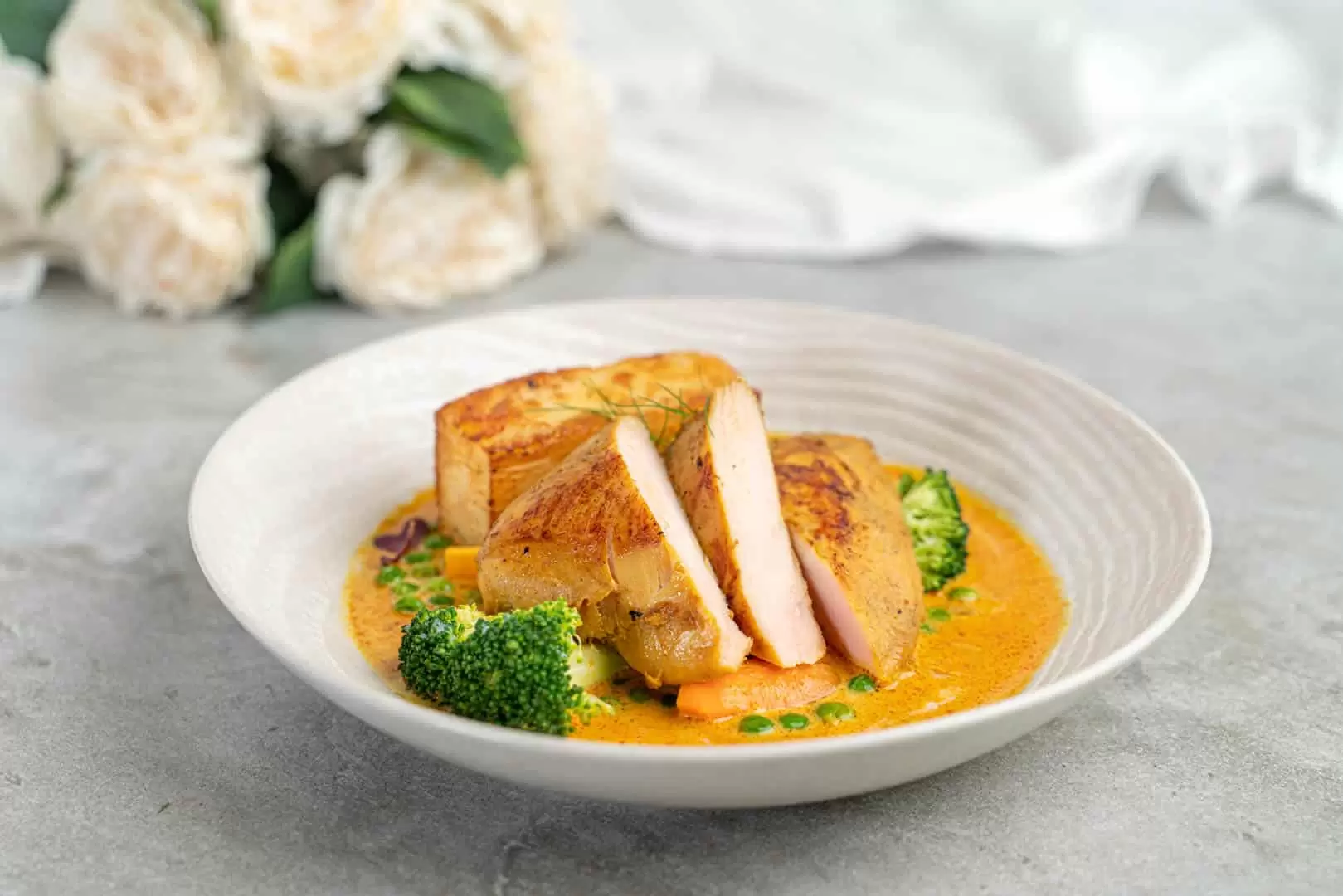 Yellow Curry Garlic Chicken