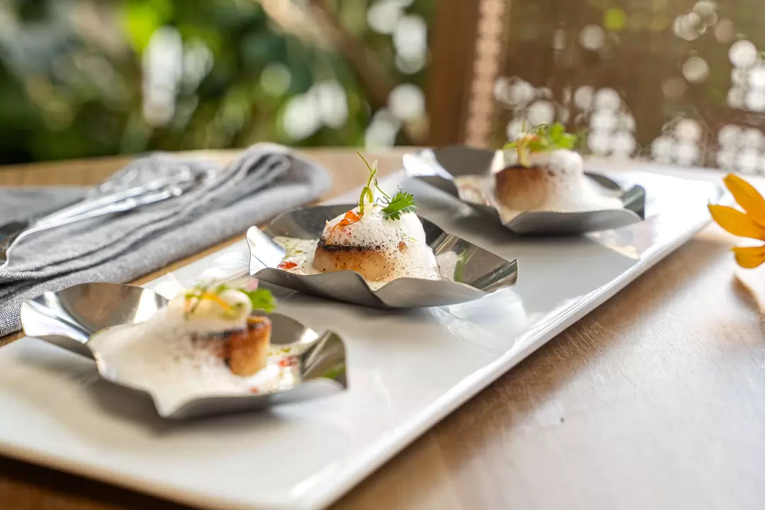 Tom Kha Scallop Bites