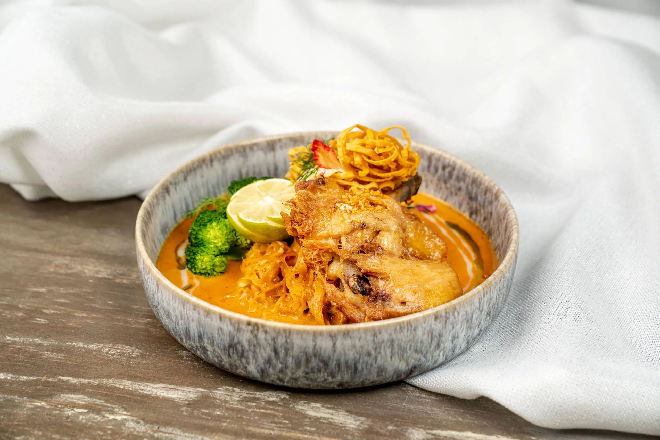 Chicken Leg Confit Khao Soi