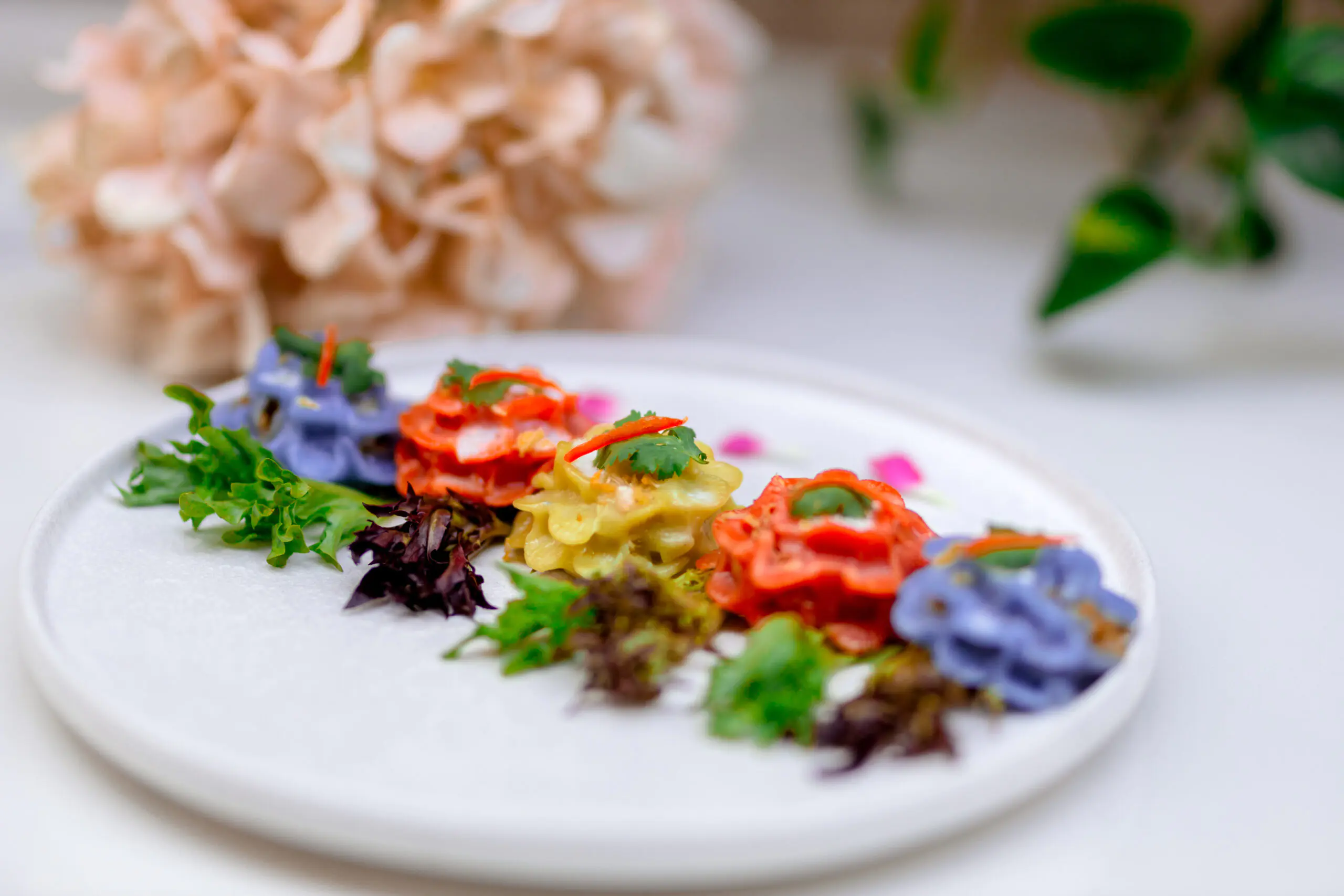 Chor Muang Flower Dumplings