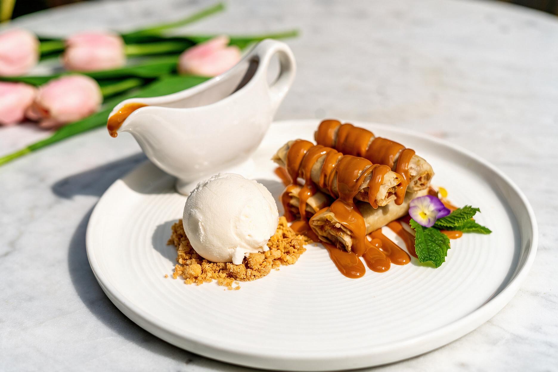 Banana Spring Rolls