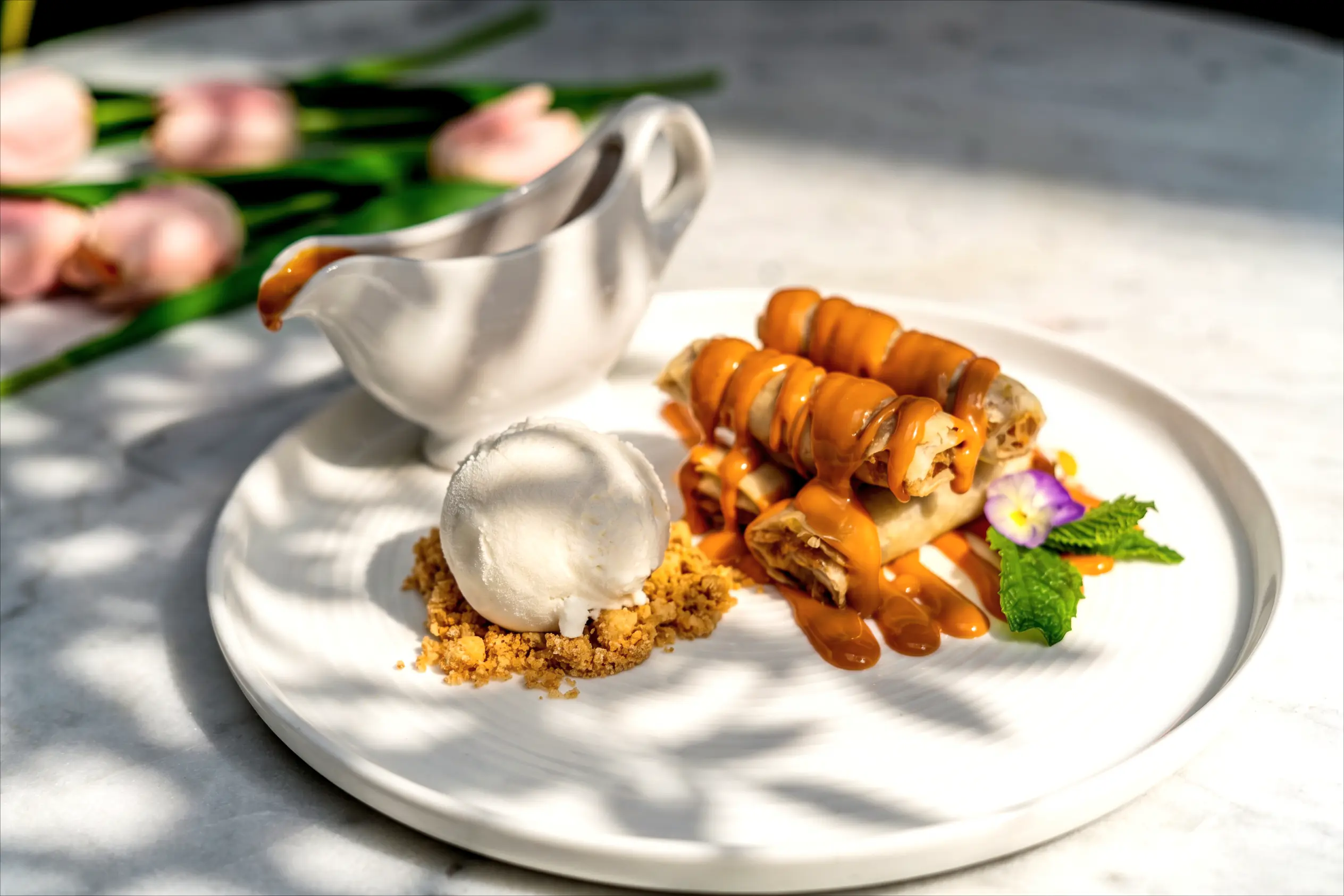 Banana Spring Rolls