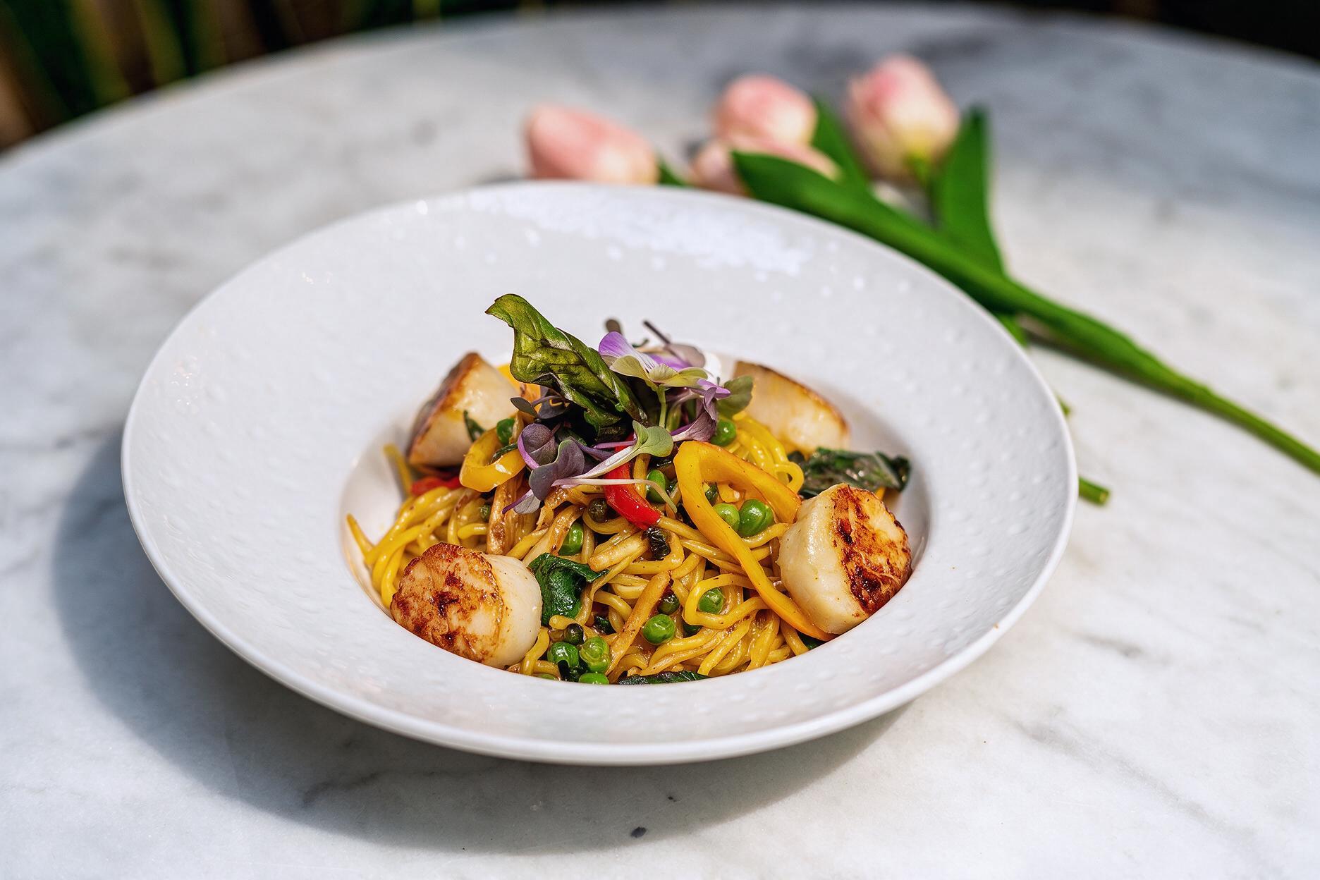 Pad Cha Ma Ma Scallop