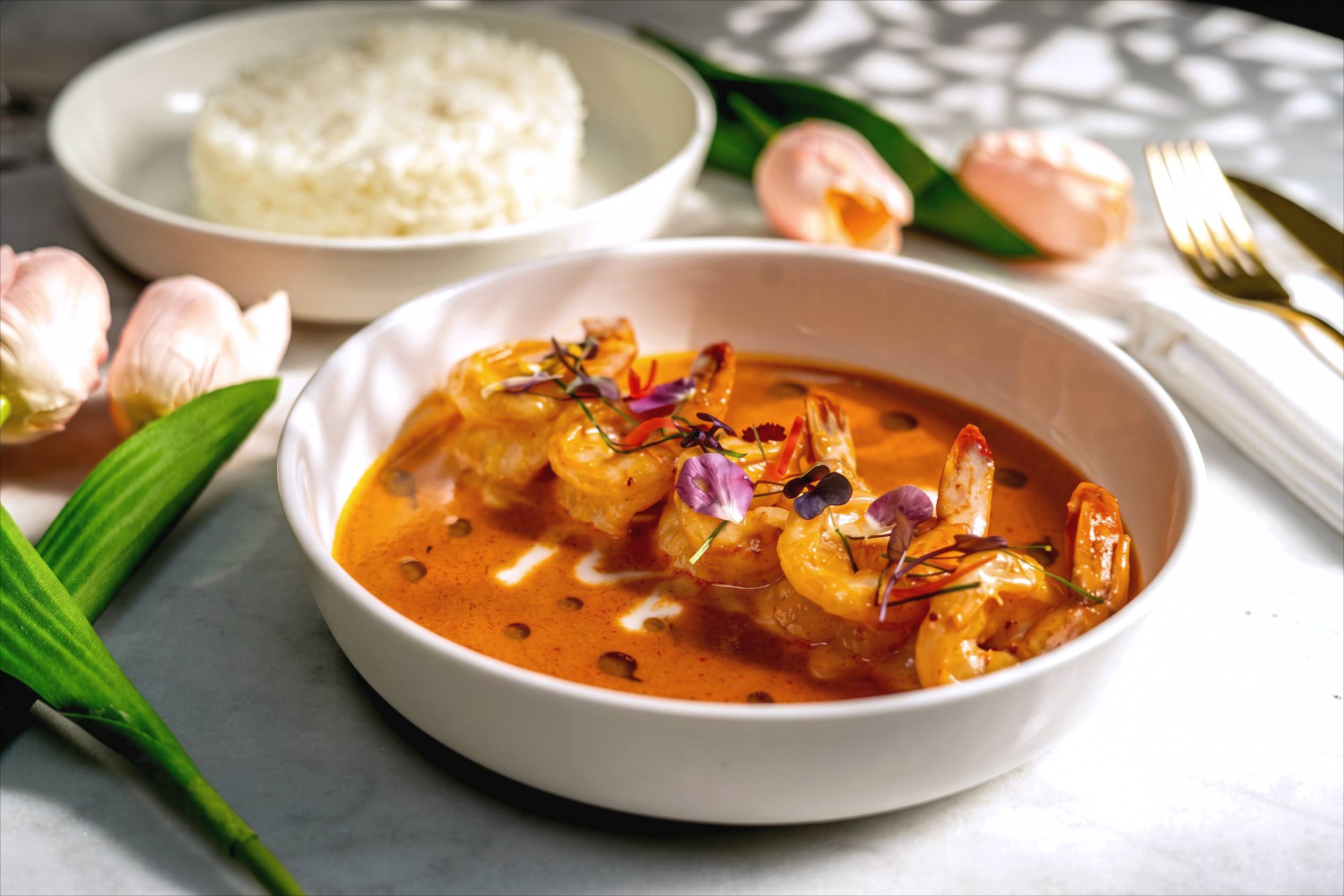 Panang Curry Tiger Prawn