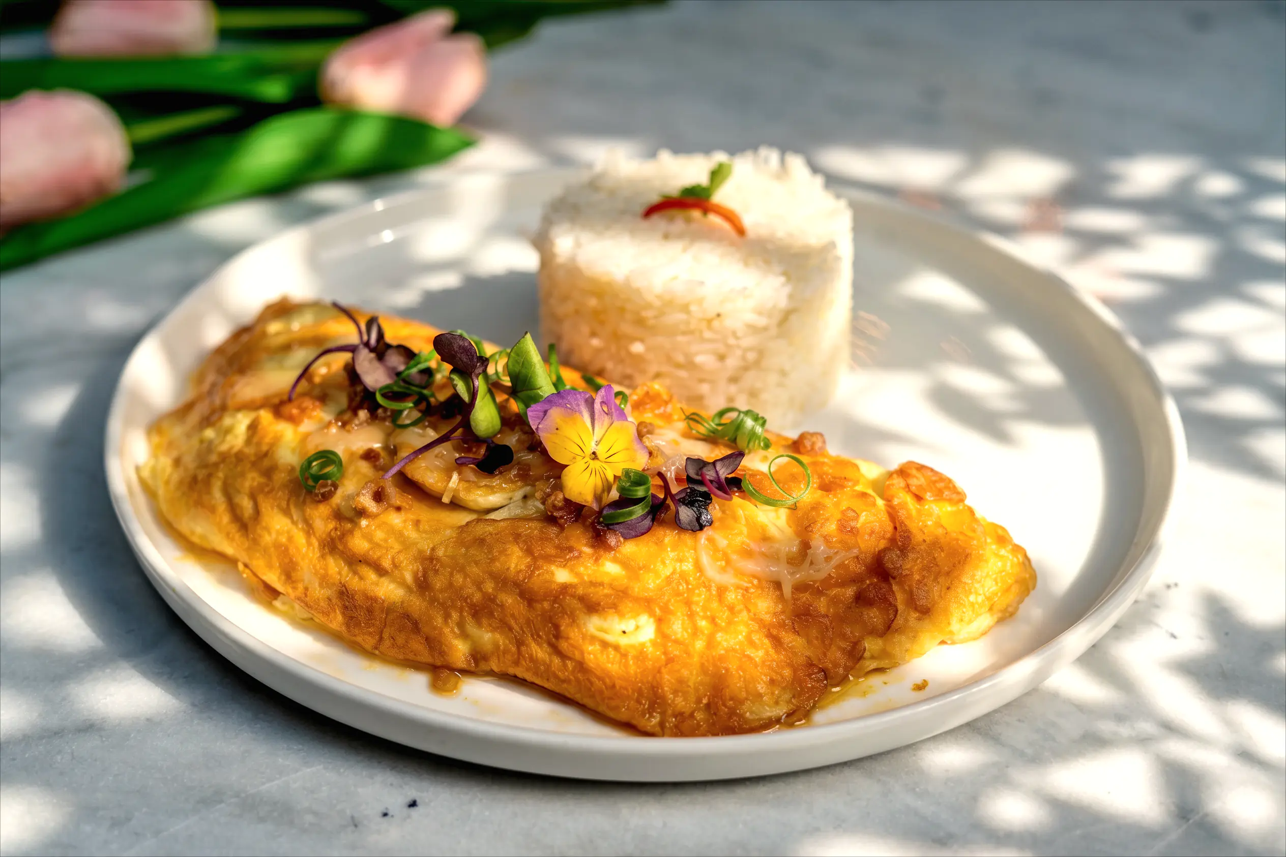 Thai Stuffed Omelet
